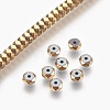 Electroplated Non-magnetic Synthetic Hematite Bead Strand G-E498-13C-2