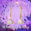 SHEGRACE Brass Dangle Earrings JE722C-1-4