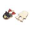 Christmas Theme Alloy Enamel Pendants ENAM-T020-10D-1