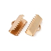 304 Stainless Steel Ribbon Crimp Ends STAS-E471-05K-G-2