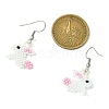 Glass Dangle Earrings EJEW-MZ00317-3