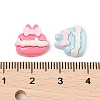 Opaque Resin Cabochons CRES-M037-08A-4