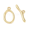 Brass Toggle Clasps KK-K391-09G-2