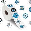 Adhesive Paper Stickers Roll EVIL-PW0004-07-1