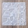 DIY Silicone Pendant Molds DIY-A051-06C-3