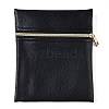 Imitation Leather Jewelry Storage Zipper Bags ABAG-G016-01D-05-1