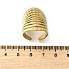 304 Stainless Steel Adjustable Cuff Rings for Women LS-RJEW-B123-01G-03-5