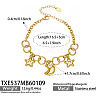 316L Surgical Stainless Steel Charm Bracelets for Women WGEC730-04-1