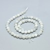 Natural White Moonstone Beads Strands G-F674-08-6mm-2