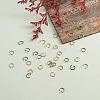 600pcs 6 Colors Aluminum Jump Rings ALUM-CJ0001-14-4