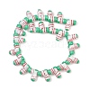 Dyed & Heated Glass Enamel Beads GLAA-B036-01-2