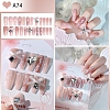 Plastic Nail Art Stickers PW-WGFBF36-02-1