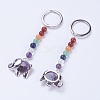 NaturalAmethyst Chakra Keychain KEYC-P040-E10-2