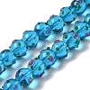 Handmade Bumpy Lampwork Beads Strands LAMP-K037-16C-1