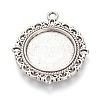 Tibetan Style Alloy Pendant Cabochon Settings LS-TIBE-T003-08AS-NR-1