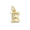 Brass Micro Pave Cubic Zirconia Charms KK-I382-03G-E-1
