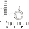 304 Stainless Steel Rhinestone Pendants SA-CBA5B21-01P-3