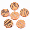 Painted Natural Wood Beads WOOD-T021-50B-06-1