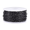 304 Stainless Steel Paperclip Chains CHS-F010-01B-B-01-3
