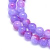 Natural Dyed Jade Beads Strands G-F601-A28-3
