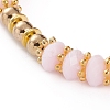 Rainbow Polymer Clay Heishi Beads Stretch Bracelets BJEW-JB05865-05-3