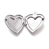 Non-Tarnish 316 Stainless Steel Locket Pendants X-STAS-Z010-03A-3