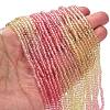 Transparent Painted Glass Beads Strands DGLA-A034-T1mm-A09-2