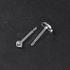 60Pcs 6 Style Star & Shamrock & Bell & Flower & Butterfly & Heart Resin Stud Earring Findings FIND-FS0001-96-2