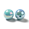 UV Plating Rainbow Iridescent Acrylic Beads LS-X-PACR-D070-01I-3