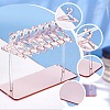 2 Sets Acrylic Earring Display Stands EDIS-PH0001-91-WH-5