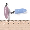 Synthetic Noctilucent Stone/Luminous Stone Pointed Pendants G-Z054-08-4