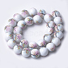 Printed & Spray Painted Glass Beads GLAA-S047-02C-02-2