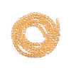 Electroplate Glass Beads Strands EGLA-A044-T1mm-L23-3