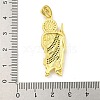 Priest Rack Plating Brass Micro Pave Cubic Zirconia Pendants KK-G513-91G-3