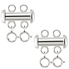 925 Sterling Silver Slide Lock Clasps FIND-AB00049-1