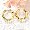 304 Stainless Steel Hoop Earrings for Women EJEW-M068-15B-G-3