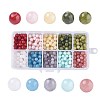 10 Colors Natural Jade Beads G-JP0001-05-6mm-1