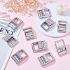10Pcs Stainless Steel Cam Lock Lever Buckles STAS-GO0001-35-3
