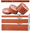 Gorgecraft 3 Rolls 3 Styles Glossy Style PU Leather Ribbon DIY-GF0008-59-2