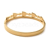 Vacuum Plating 304 Stainless Steel Rhinestone Bangles BJEW-F474-30G-3