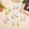 DIY Cartoon Earring Making Kit DIY-SZ0009-03-5