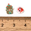 Christmas Theme Handmade Polymer Clay Cabochons CLAY-Q004-20A-3