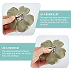 6Pcs Flower Cloth Brooches for Backpack Clothes Wedding Party JEWB-FH0002-38B-5