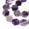 Natural Amethyst Beads Strands G-N368-01A-10-4