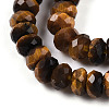 Natural Tiger Eye Beads Strands G-T141-45-3