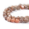 Natural Black Sunstone Beads Strands G-C038-02A-4