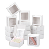Foldable Creative Kraft Paper Mailer Boxes with Visible Window CON-WH0113-08B-03-1