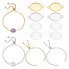 Unicraftale DIY Blank Oval Link Bracelet Making Kit DIY-UN0005-28-1