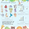 ARRICRAFT DIY Animal Earring Making Kit DIY-AR0003-34-2