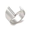 Non-Tarnish 201 Stainless Steel Finger Rings RJEW-H223-04P-L-3